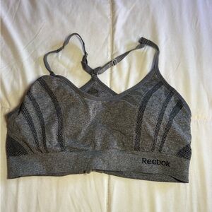 Reebok Charcoal Sports Bra